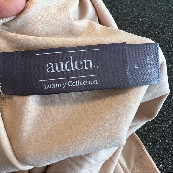 NWT Auden Women's 4- Way Stretch Tank Bodysuit- Beige L - Picture 12 of 13